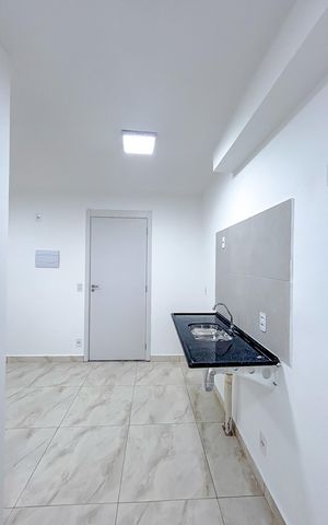 Apartamento à venda com 39m², 2 quartos e 1 vagaCozinha e Área de Serviço