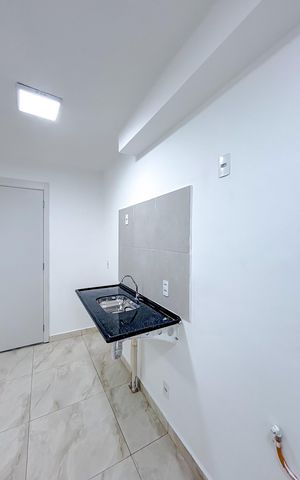 Apartamento à venda com 39m², 2 quartos e 1 vagaCozinha e Área de Serviço