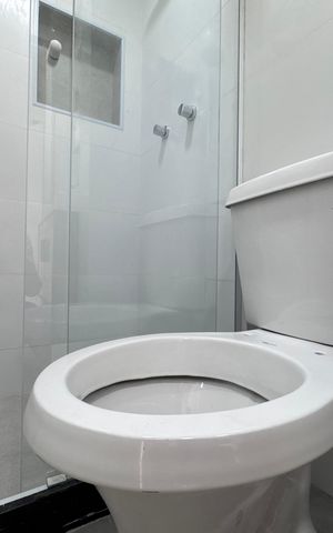 Apartamento para alugar com 63m², 2 quartos e 1 vaga Apartamento para alugar com 63m², 2 quartos e 1 vagaBanheiro Social