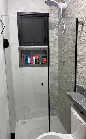 Casa de condomínio para alugar com 52m², 2 quartos e 1 vagaBanheiro
