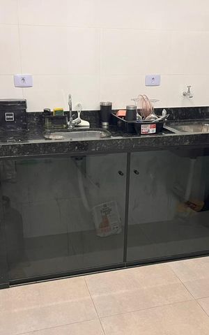 Casa de condomínio para alugar com 52m², 2 quartos e 1 vagaCozinha