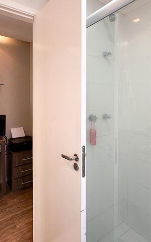 Apartamento à venda com 83m², 3 quartos e 2 vagasBanheiro da Suíte