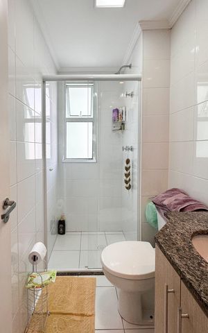 Apartamento à venda com 83m², 3 quartos e 2 vagasBanheiro Social