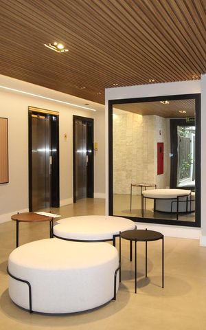 Apartamento à venda com 106m², 3 quartos e 2 vagasHall social