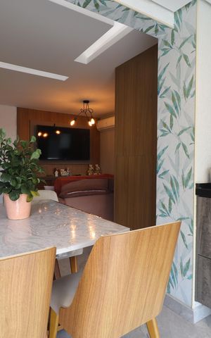 Apartamento à venda com 76m², 3 quartos e 2 vagasVaranda gourmet