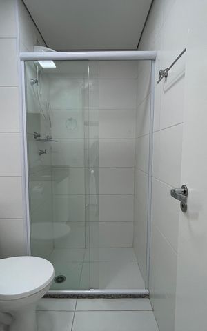 Studio para alugar com 25m², 1 quarto e sem vaga Studio para alugar com 25m², 1 quarto e sem vagaBanheiro