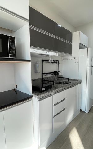 Studio para alugar com 25m², 1 quarto e sem vaga Studio para alugar com 25m², 1 quarto e sem vagaStudio - Cozinha