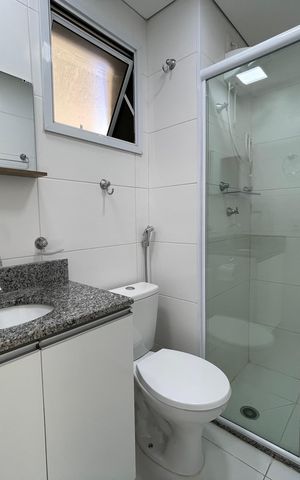 Studio para alugar com 25m², 1 quarto e sem vaga Studio para alugar com 25m², 1 quarto e sem vagaBanheiro