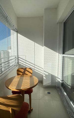 Studio para alugar com 25m², 1 quarto e sem vaga Studio para alugar com 25m², 1 quarto e sem vagaVaranda