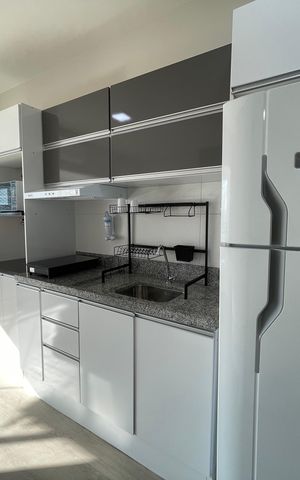 Studio para alugar com 25m², 1 quarto e sem vaga Studio para alugar com 25m², 1 quarto e sem vagaStudio - Cozinha