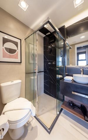 Apartamento à venda com 21m², 1 quarto e sem vaga Apartamento à venda com 21m², 1 quarto e sem vagaBanheiro