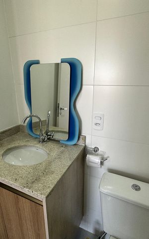 Apartamento para alugar com 43m², 1 quarto e 1 vaga Apartamento para alugar com 43m², 1 quarto e 1 vagaBanheiro