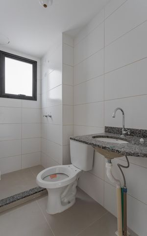 Apartamento à venda com 44m², 2 quartos e 1 vaga Apartamento à venda com 44m², 2 quartos e 1 vagaBanheiro