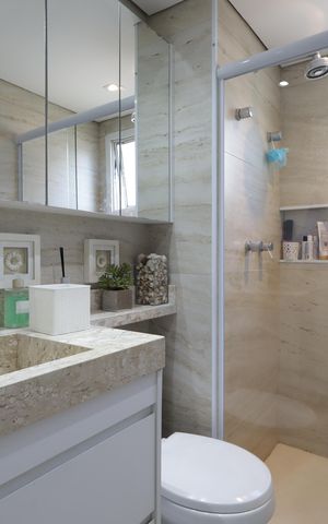 Apartamento à venda com 95m², 3 quartos e 2 vagasBanheiro da Suíte