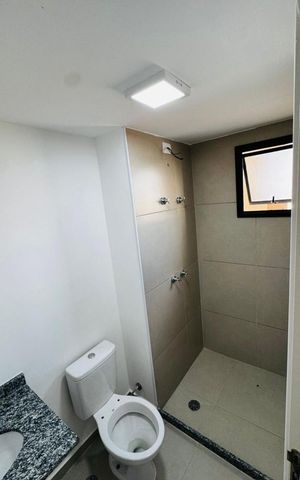 Studio para alugar com 31m², 1 quarto e sem vaga Studio para alugar com 31m², 1 quarto e sem vagaBanheiro
