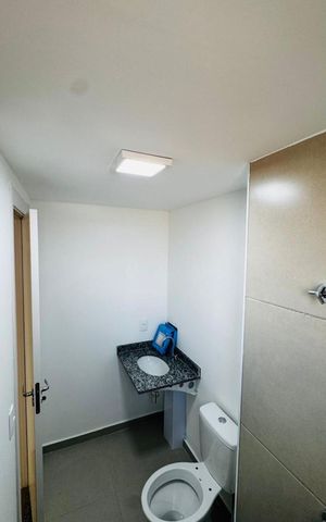 Studio para alugar com 31m², 1 quarto e sem vaga Studio para alugar com 31m², 1 quarto e sem vagaBanheiro
