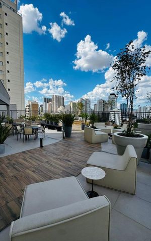 Studio para alugar com 31m², 1 quarto e sem vaga Studio para alugar com 31m², 1 quarto e sem vagaÁrea externa