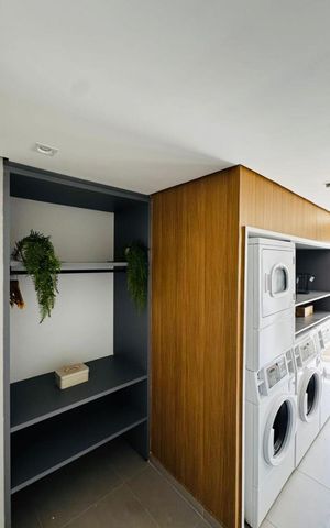 Studio para alugar com 31m², 1 quarto e sem vaga Studio para alugar com 31m², 1 quarto e sem vagaLavanderia