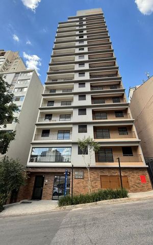 Studio para alugar com 31m², 1 quarto e sem vaga Studio para alugar com 31m², 1 quarto e sem vagaFachada