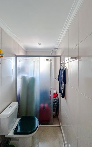 Apartamento à venda com 125m², 4 quartos e 3 vagasBanheiro da Suíte 2