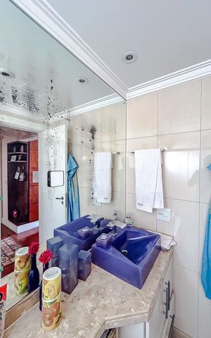 Apartamento à venda com 125m², 4 quartos e 3 vagasBanheiro da Suíte 3