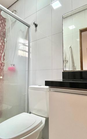 Casa à venda com 150m², 3 quartos e 2 vagas Casa à venda com 150m², 3 quartos e 2 vagasBanheiro da Suíte 1