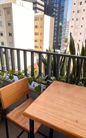 Studio para alugar com 28m², 1 quarto e sem vaga