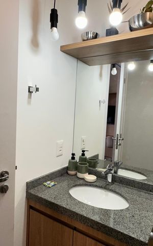Studio para alugar com 28m², 1 quarto e sem vaga