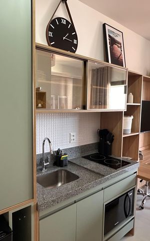 Studio para alugar com 28m², 1 quarto e sem vaga