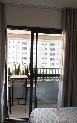 Studio para alugar com 28m², 1 quarto e sem vaga