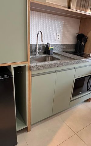 Studio para alugar com 28m², 1 quarto e sem vaga