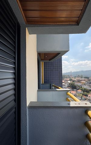 Apartamento para alugar com 57m², 2 quartos e 2 vagas Apartamento para alugar com 57m², 2 quartos e 2 vagasVaranda do Quarto 2