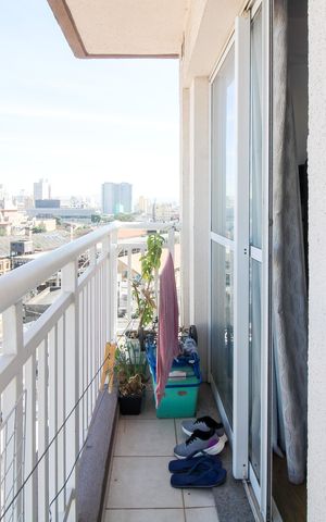 Apartamento à venda com 35m², 1 quarto e sem vagaVaranda