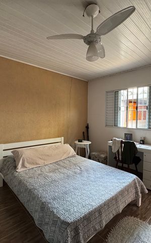 Casa à venda com 163m², 3 quartos e 2 vagasQuarto 3 - Edícula