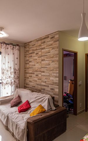 Apartamento à venda com 47m², 2 quartos e 1 vaga Apartamento à venda com 47m², 2 quartos e 1 vagaSala/Cozinha/Área de Serviço