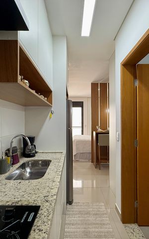 Studio à venda com 24m², 1 quarto e sem vaga Studio à venda com 24m², 1 quarto e sem vagaCozinha