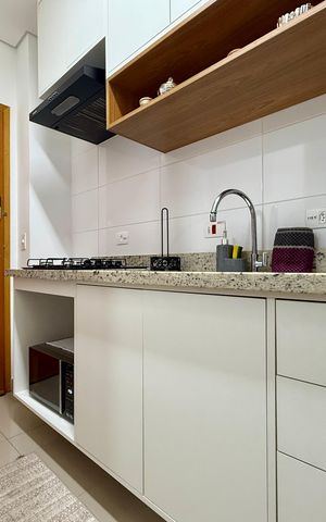 Studio à venda com 24m², 1 quarto e sem vaga Studio à venda com 24m², 1 quarto e sem vagaCozinha