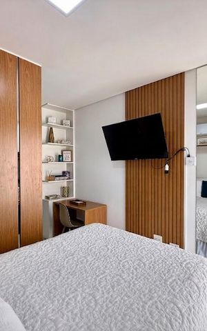 Studio à venda com 24m², 1 quarto e sem vaga Studio à venda com 24m², 1 quarto e sem vagaQuarto