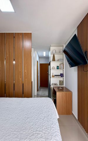 Studio à venda com 24m², 1 quarto e sem vaga Studio à venda com 24m², 1 quarto e sem vagaQuarto