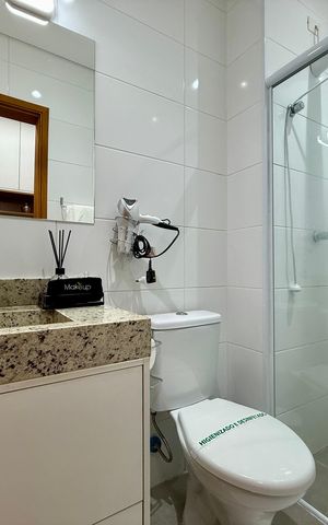 Studio à venda com 24m², 1 quarto e sem vaga Studio à venda com 24m², 1 quarto e sem vagaBanheiro