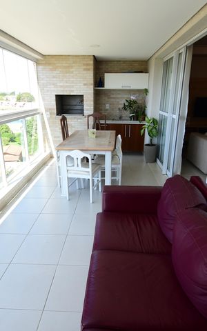 Apartamento à venda com 137m², 4 quartos e 3 vagasVaranda gourmet