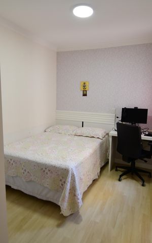 Apartamento à venda com 137m², 4 quartos e 3 vagasQuarto 2