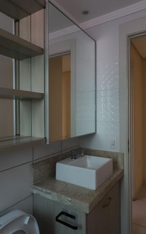 Apartamento à venda com 48m², 2 quartos e 1 vagaBanheiro