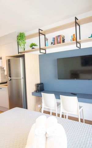 Studio para alugar com 25m², 1 quarto e sem vaga Studio para alugar com 25m², 1 quarto e sem vagaSala / Quarto - Studio