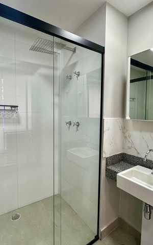 Apartamento para alugar com 41m², 1 quarto e sem vaga Apartamento para alugar com 41m², 1 quarto e sem vagaBanheiro