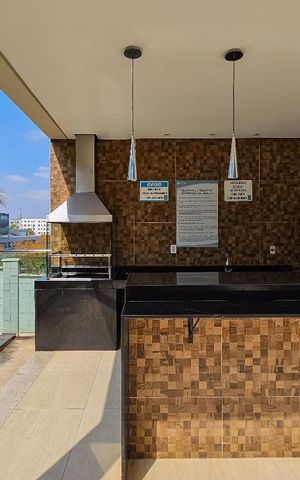 Apartamento à venda com 45m², 2 quartos e 1 vaga Apartamento à venda com 45m², 2 quartos e 1 vagaÁrea comum - Churrasqueira