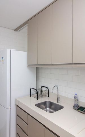 Apartamento à venda com 45m², 2 quartos e 1 vaga Apartamento à venda com 45m², 2 quartos e 1 vagaCozinha e Área de Serviço