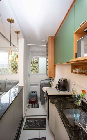 Apartamento à venda com 37m², 2 quartos e 1 vagaCozinha