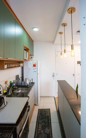 Apartamento à venda com 37m², 2 quartos e 1 vagaÁrea de Serviço
