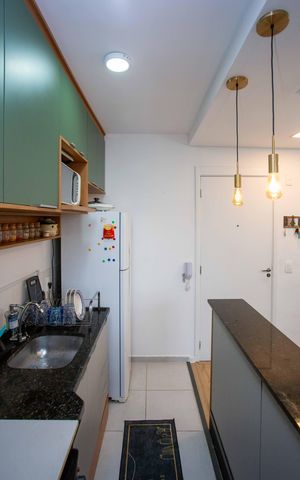 Apartamento à venda com 37m², 2 quartos e 1 vagaCozinha